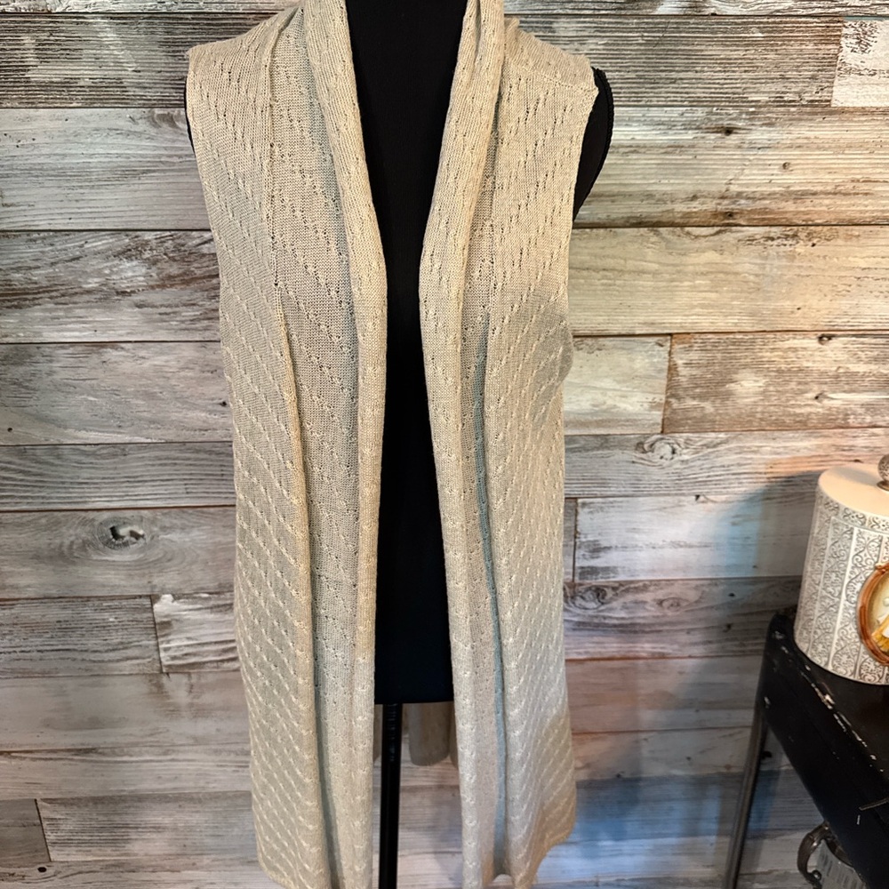 Cato Cream Open Front Sweater Cardigan
